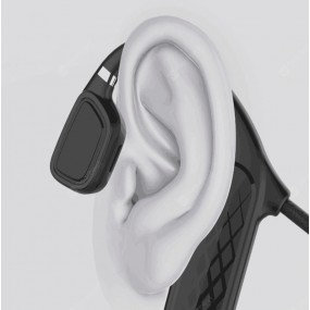 Ecouteurs sans fil Bluetooth à conduction osseuse sans fil Noir