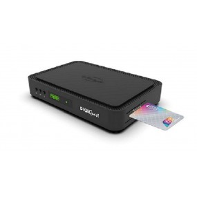 Pack TIVÙSAT HD Récepteur Satellite Digiquest Q60 + Carte Smartcard TIVÙSAT 4K ULTRA HD