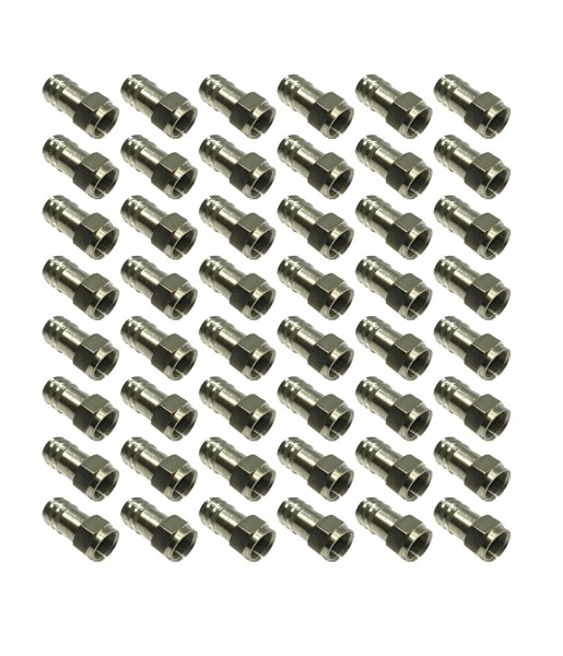 Lot de 50 connecteurs type F en laiton RG6
