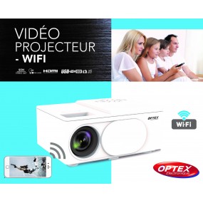 Vidéo Projecteur HD WIFI Portable Compact à LED