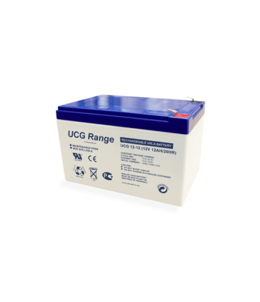 Batterie au plomb - Ultracell UCG12-12 - 12V 12 Ah