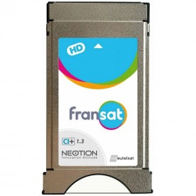 Module Fransat TV satellite Neotion CI+ 1.3 HD + carte Fransat PC7 HD