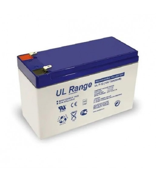 Batterie plomb étanche - Ultracell UL7-12 - 12v 7ah