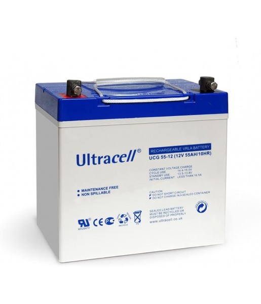 Batterie Gel - Ultracell UCG55-12 - 12v 55ah