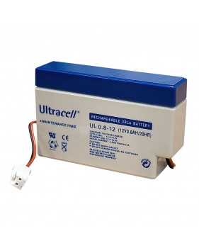 Batterie Plomb Etanche - Ultracell UL0.8-12 - 12V 0.8Ah