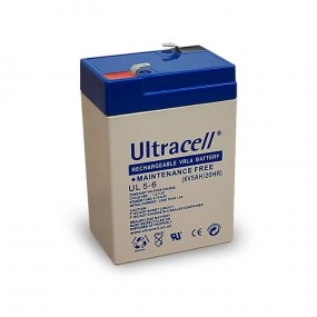 Batterie Plomb Etanche - Ultracell UL5-6 - 6V 5Ah