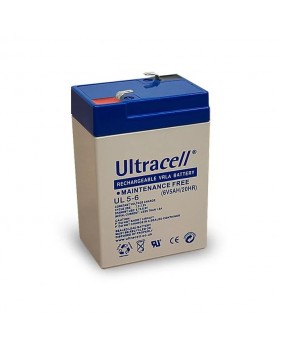 Batterie Plomb Etanche - Ultracell UL5-6 - 6V 5Ah