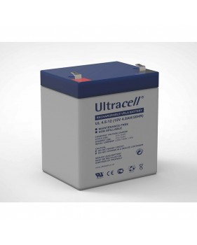 Batterie Plomb - Ultracell UL4.5-12 - 4.5Ah 12V