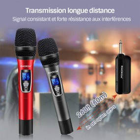 Microphone Karaoké Portable Sans Fil Haut parleur Portable - Temu France