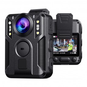 Caméra-piéton d'intervention GPS professionnel HD 2160P 128Go