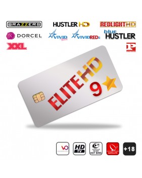 Carte Elite HD 9 STARS 6 mois TV Adulte XXX Abonnement