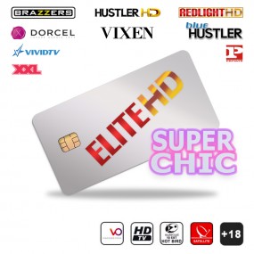 Carte Elite HD Super Chic 14 chaînes 12 mois TV Adulte