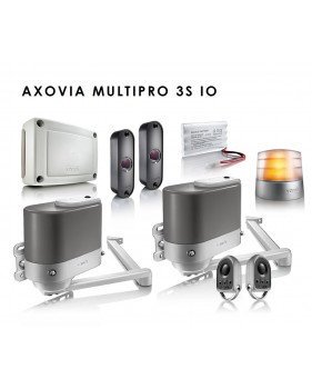 Kit Motorisation à bras Automatisme de Portail Battant AXOVIA MULTIPRO 3S IO