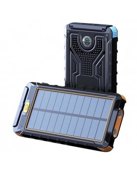 Chargeur solaire étanche 80000 mAh, batterie externe avec Port USB