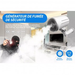 Générateur de fumée Machine à brouillard de sécurité Fumigène Blanc