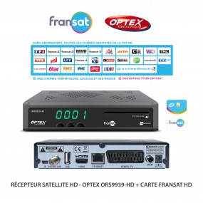 Récepteur Satellite HD - Optex ORS9939-HD