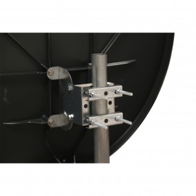 Antenne Parabole Fibre SMC 85 cm Anthracite WORLDSAT + LNB Twin