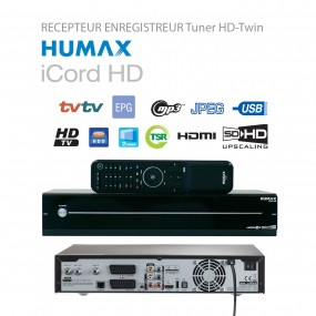 Récepteur Enregistreur Double Tuner HD Humax iCord HD 500GB