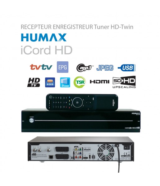 Enregistreur TV TNT HD avec disque dur de grande capacité