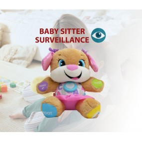 Chien en peluche pour enfant, Sécurité bébé avec Caméra Espion
