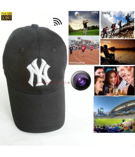 Mini Caméra de Baseball Sans Fil 1080P Full HD WIFI + Carte Mémoire 128 Go