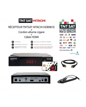Récepteur TNTSAT HDB981E + Cordon Allume Cigare