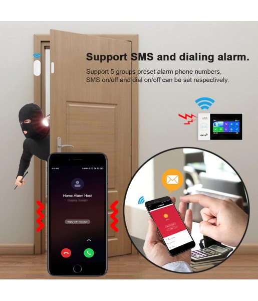 Système d'alarme de sécurité domestique intelligent Tuya SET A