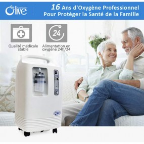 Mini concentrateur d'oxygène portable olv-c1 usage médical, faible