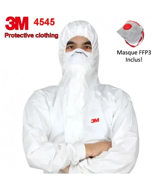 Vêtements de protection à capuche Combinaison 3M 4545