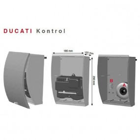 Kit Motorisation Portail Solaire Ducati Home Automation HC619 SOLAR