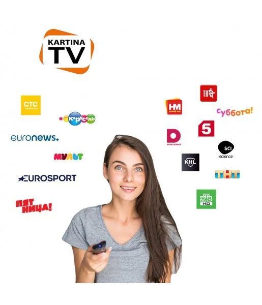Récepteur Décodeur Satellite Tv IPTV 4K Kartina Eva Android