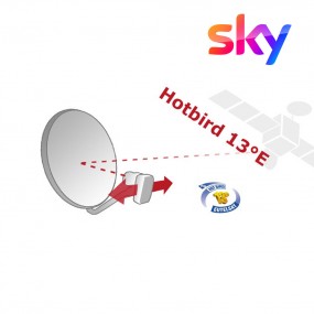 Satellite Hotbird AB-Sky-Italie-12-Mois