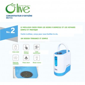 Concentrateur d'oxygène Présentation 4  OLV-C1