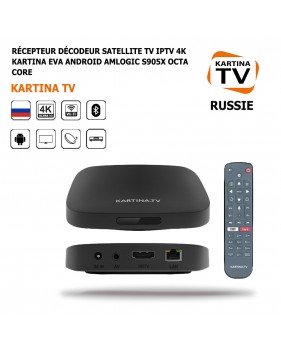 Décodeur Satellite Kartina-TV-Amlogic-S905X