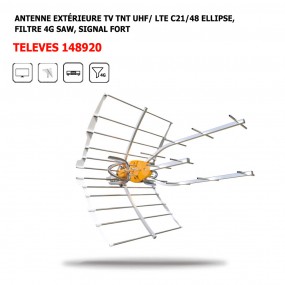 Wisi EZ45LTE antenne TV - antennes TV (UHF, DVB-T, TNT) WISI