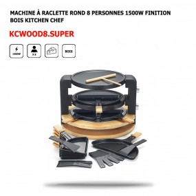 Présentation principale Machine à Raclette KCWOOD8-super
