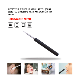 Nettoyeur d'oreille Visuel Intelligent Sans Fil Otoscope NP20 HD 1080P