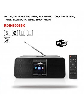 Présentation principale Radio internet Bluetooth Wi-Fi RDIN5005BK