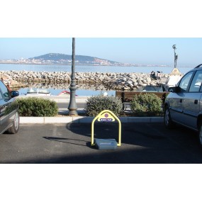 Arceau Réservation Parking Stationnement à Energie Solaire Barrière Autonome - Clé pompier + Télécommande