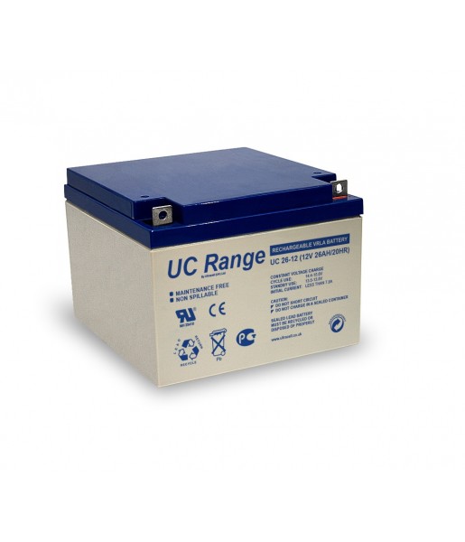 Batterie Plomb Ultracell UC26-12 - 26Ah 12V