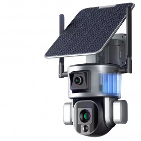Caméra Surveillance Sécurité Solaire Sans fil Extérieure 4K 8MP WIFI