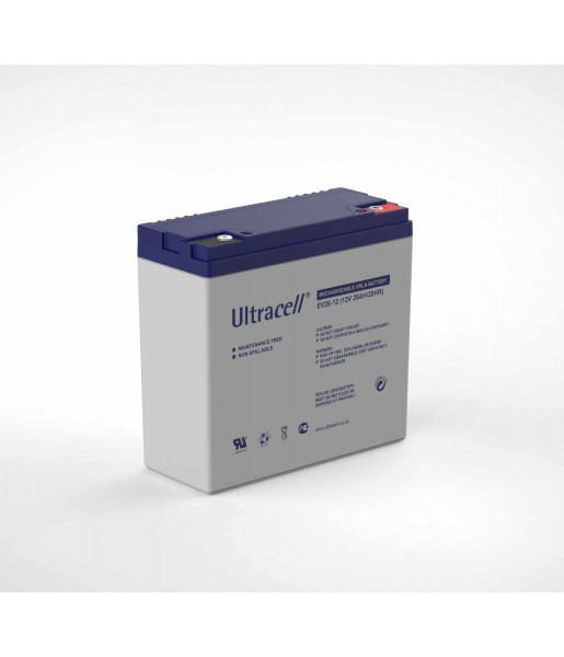 Batterie Rechargeable Plomb Ultracell EV26-12 - 12 V 26Ah