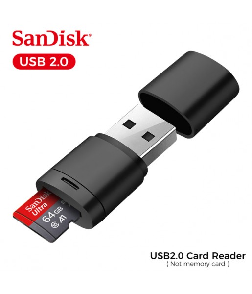 Lecteur de carte USB 2.0 Carte Micro TF SD de classe 10 SanDisk