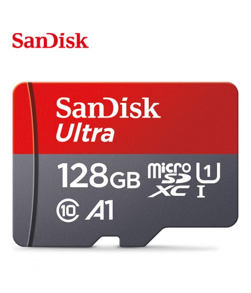 Carte Micro TF SD classe 10 SanDisk 128 G + Lecteur USB 2.0