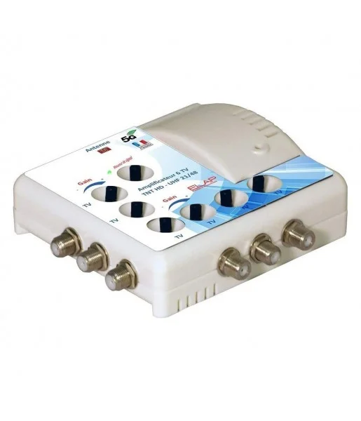 Amplificateur Distributeur d’Intérieur 6 sorties TV TNT HD UHF Elap 372016
