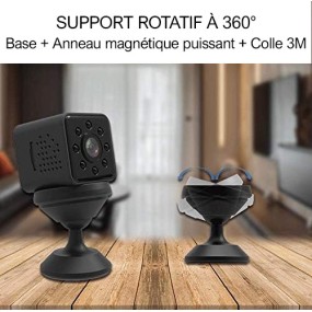 Mini caméra SQ23 HD WiFi Petite Grand Angle 1080P Etanche Caméscope