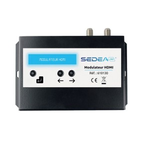 Modulateur DVB-T COFDM Terrestre Entrée / Sortie RF avec connecteur F HDMI 610130
