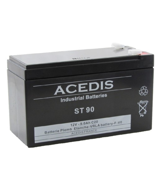 Batterie Plomb Etanche AGM VRLA Acedis ST90 12V 9Ah
