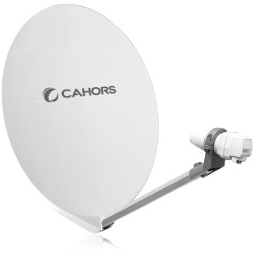 Antenne Parabole fibre SMC 55 cm avec LNB Single – Cahors 140863