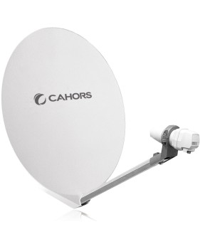 Antenne Parabole fibre SMC 55 cm avec LNB Single – Cahors 140863